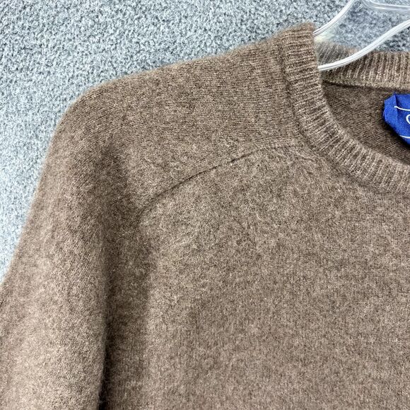Gieves Hawkes Cashmere Sweater Men’s XL Brown Savile Row Long Sleeve - Picture 4 of 16